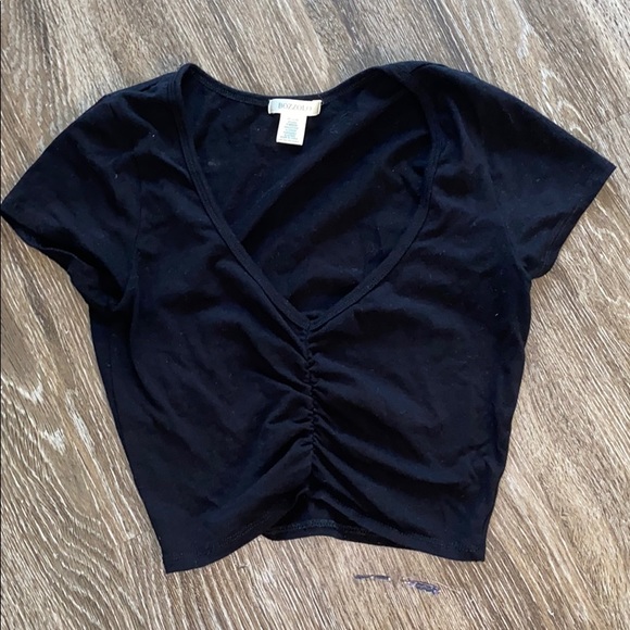 Black Crop Top - Picture 4 of 4